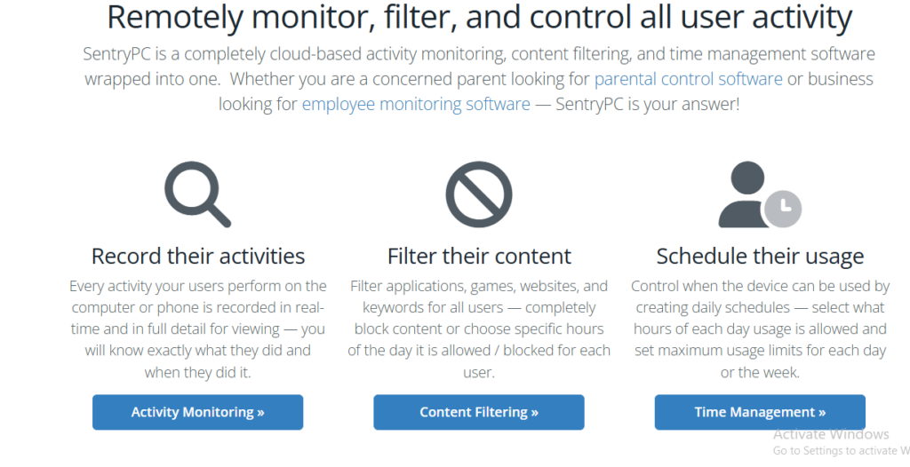 How SentryPC Works